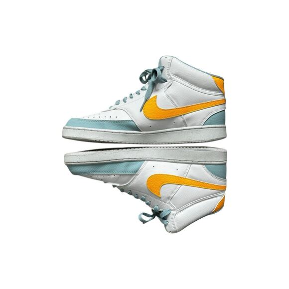 Nike Court Vision Mid Next Nature White Ocean Bliss Men's Size 11 - Picture 5 of 7